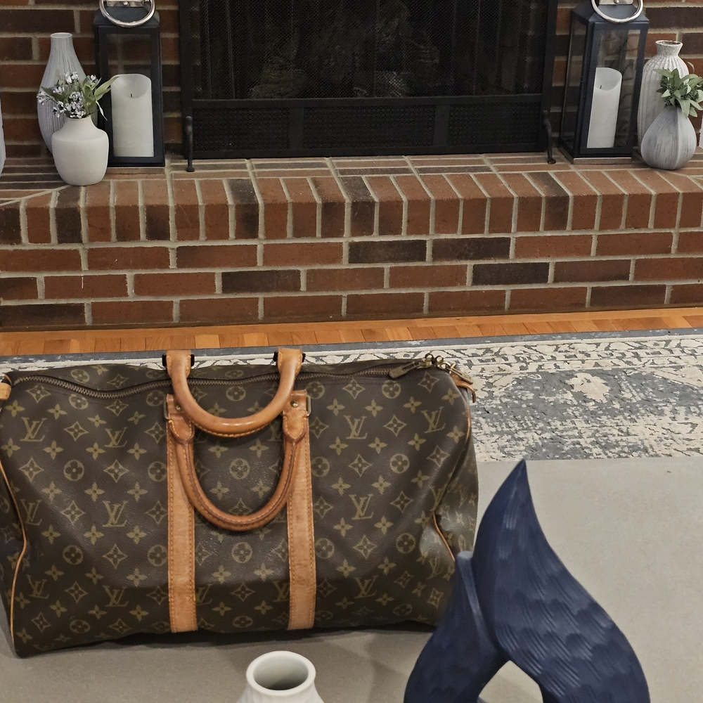 Louis Vuitton 60 Monogram Duffel Travel Bag